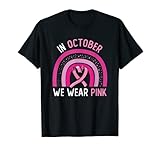 Photo Gallery nel mese di ottobre indossiamo nastro rosa per il cancro al seno maglietta Photo Gallery nel mese di ottobre indossiamo nastro rosa per il cancro al seno maglietta