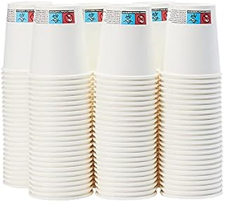 Amazon Basics 207 ml Hot Drinks Paper Cups - Pack of 150