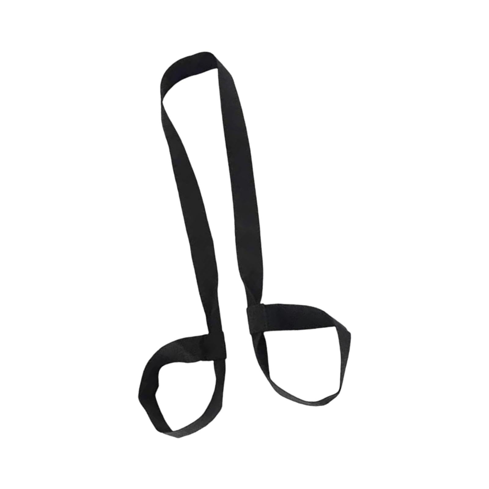 Yoga Mat Strap Men Women Adult Yoga Mat Carrier Strap for Gym Sports Pilates Black-image-42
