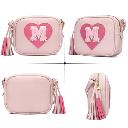 Image of KKXIU Birthday Gifts for Girls Initial Toddler Purse Cute Kids Crossbody Bag