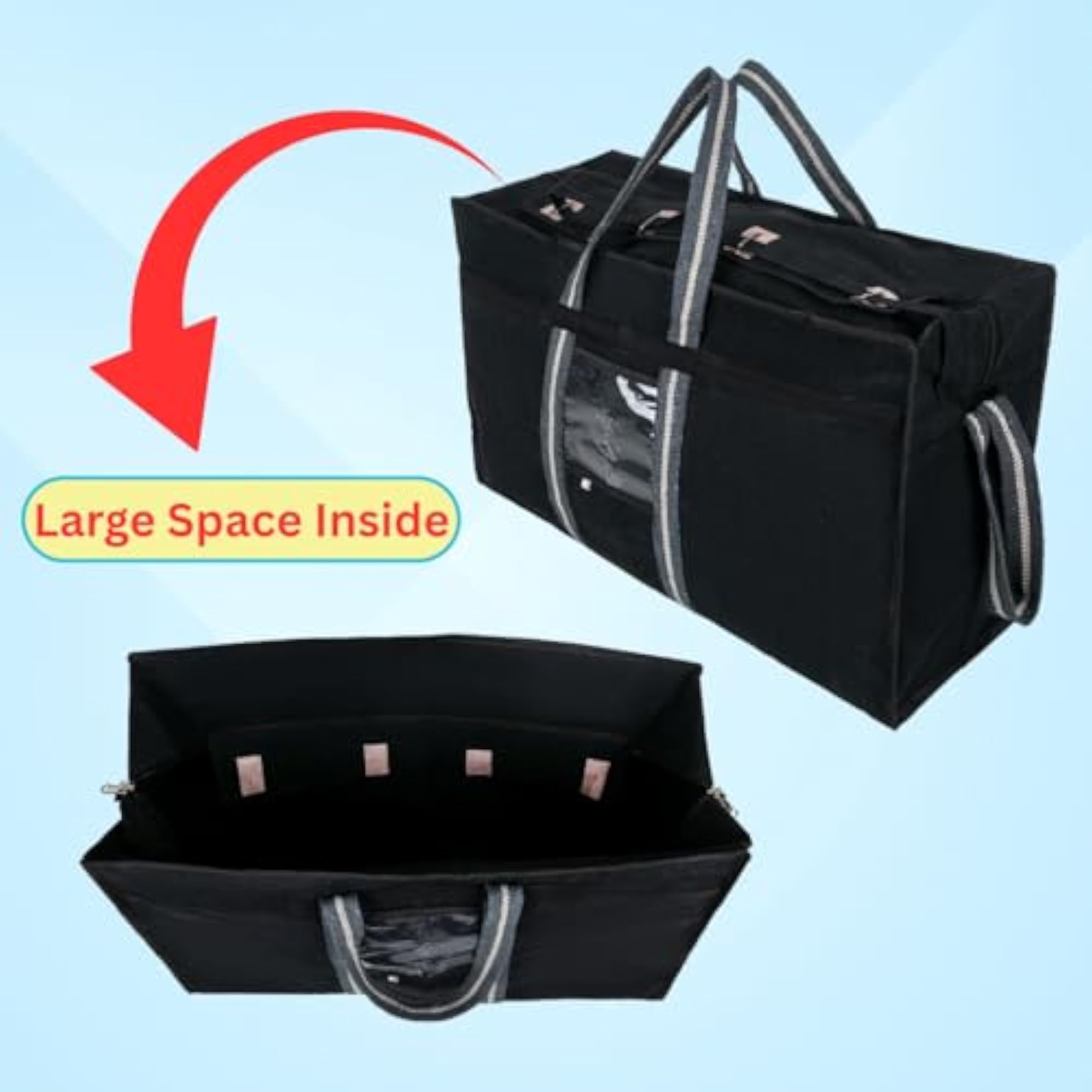 90L Large Canvas Duffel Bag for Travel