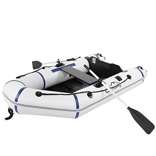 Shipping From The Usa Inflatable Assault Boat - Perfect For Couples, Safe And Practical 7.5Ft Pvc 180Kg Water Adult Off White #TOP6