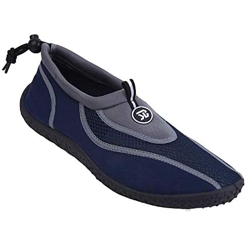 New Starbay Brand Men's Athletic Water Shoes Aqua Socks, Grey,11 Cover