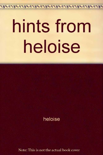 hints from heloise B000H2OBH4 Book Cover