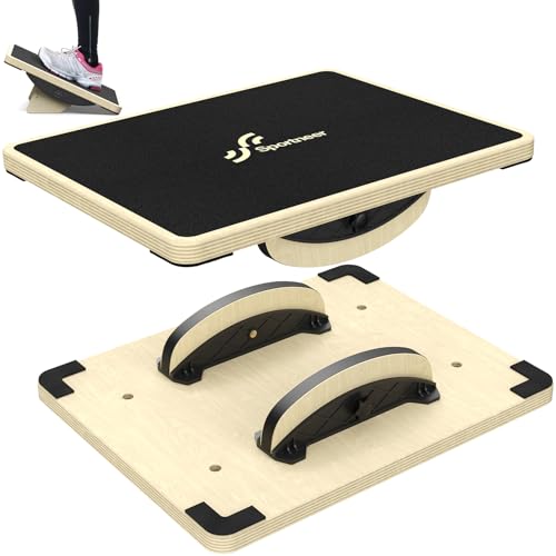 Sportneer 2-in-1 Wobble & Slant Board
