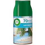 Air Wick Freshmatic - Recambio de Ambientador Spray Automático, Esencia para Casa con Aroma a Oasis Turquesa, 250 Mililitros ( el paquete puede variar)
