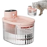 keloppasit Fuente De Agua para Mascotas - Automático Recargable 3 litros Sensor Inteligente - Bebedero De Agua para Perros | para Gatito Cachorro Interior Hogar Apartamento Residencia Viaje Riego