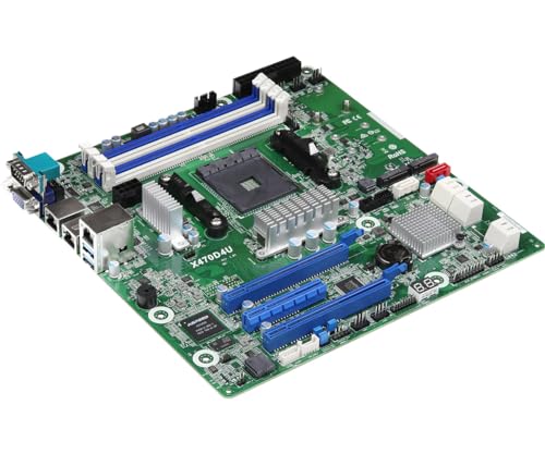 Image of AsRock Rack X470D4U Micro ATX Server Motherboard AM4 Ryzen & Ryzen 7nm PGA1331 AMD X470