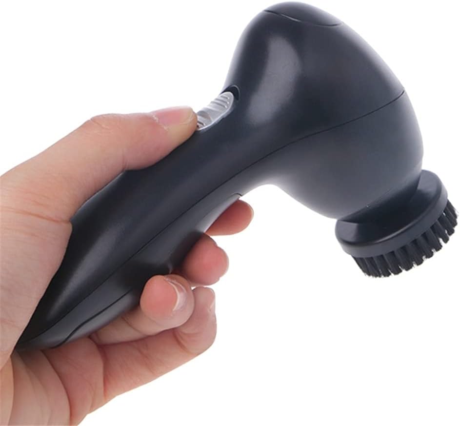 Portable Handheld Automatic Electric Shoe Brush Shine Polisher 5AA Battery Power Supply Leather Care Device