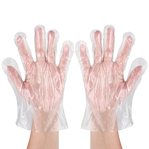 Guantes de cocina transparentes desechables para manipular alimentos y limpieza, pack de 500