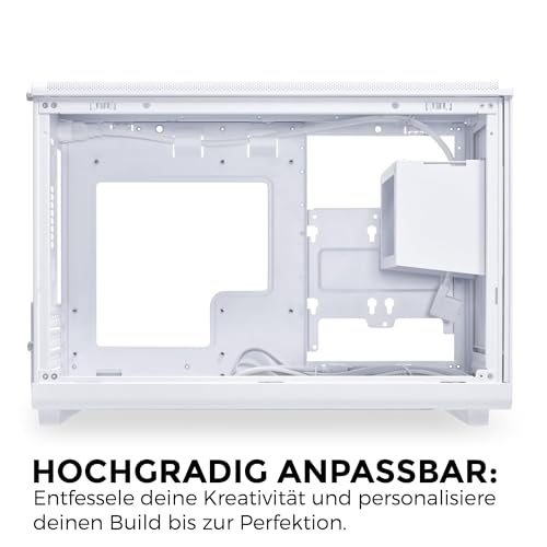 Chasis Lian Li A3 Matx White compacto que resuelve problemas de espacio en mesa 4