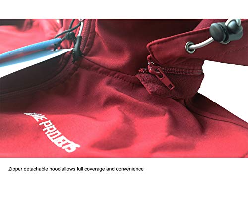 Acme Projects Women's Fleece Lined Softshell Jacket with Detachable Hood, Waterproof, Breathable, 8000mm/5000gm, YKK Zipper3