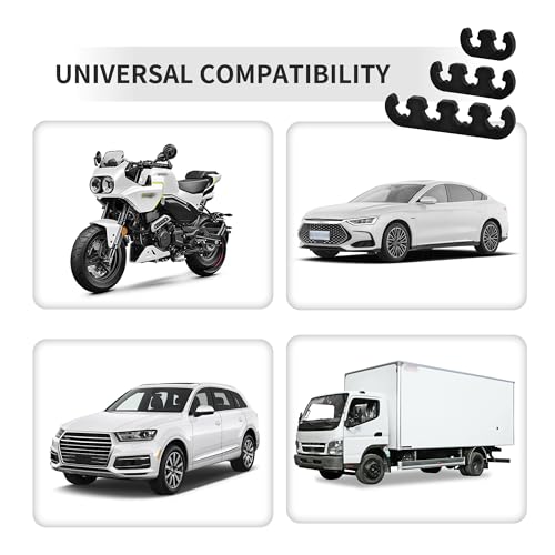 Separador de fio de vela de ignição de 6 peças e suporte de fio de vela de ignição para 7 mm, 8 mm,