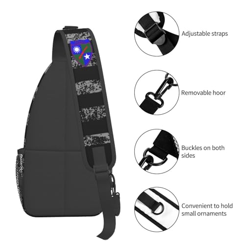 Morrales tipo sling para hombre pequeño resistente al agua miniatura 6
