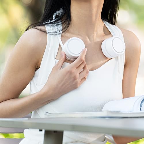 Reducción de calor inmediata con ventilador de cuello USB portátil 3