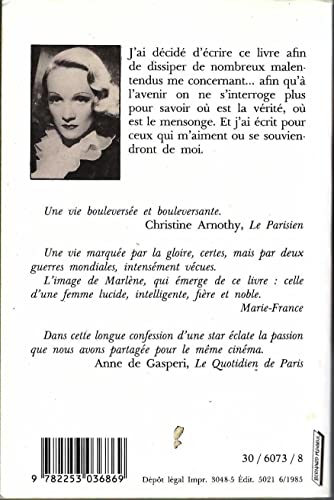 Marlene d. [French] 2253036862 Book Cover