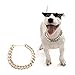 UPKOCH Golden Chain PET Necklace for Small Dogs and Cats Stylish Dog Jewelry Pendant Adjustable Size PET Neck Chain Fashionable Accessories
