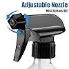 FANSTINOW Plastic Spray Bottles for plant - 10oz/300ml - Mist Stream - No Clog No Leak, Easy to Grip with Adjustable Nozzle for Hair, Cooking, Cleaning - BPA Free #1