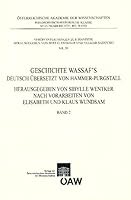 Geschichte Wassaf's - Band 2: Deutsch Ubersetzt Von Hammer-Purgstall. Herausgegeben Von Sibylle Wentker Nach Vorarbeiten Von Elisabeth Und Klaus Wun 3700167881 Book Cover
