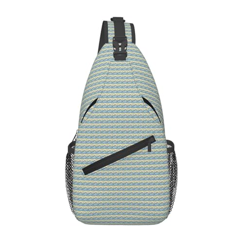 Sac à dos croisé homme Rainbow Clouds pour la randonnée