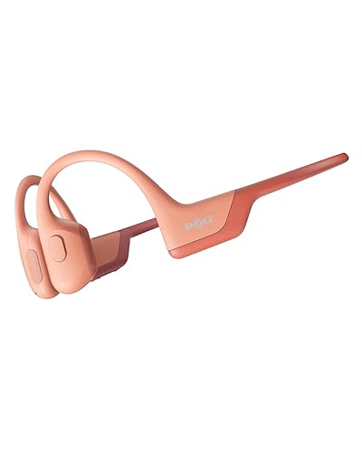Shokz OpenRun Pro Premium Bone Conduction Open-Ear Bluetooth Sport Headphones - Sweat-Resistant Wireless Earphones for Workouts and Running - Built-in Mic, with Headband (Pink) - 4-pink