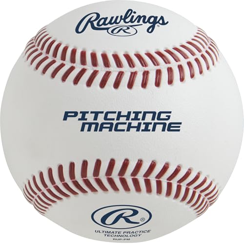 Rawlings | ULTIMATE PRACTICE TECHNOLOGY Baseballs | Pitching Machine | RUP-PM | Flat Seam | Practice Use | 12 Count
