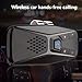 Bloepum Wireless Car Kit Handsfree Calling Speakerphone Automatic Shut Down and Auto Connect Voice Assistance with Visor Clip