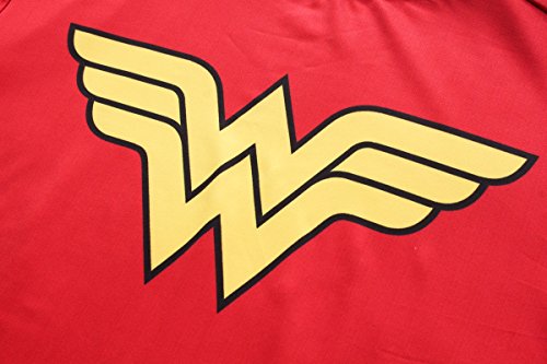 Red Plume Women's Compression Fitness Sport T-Shirt,Wonder Woman Short-Sleeve #TOP4