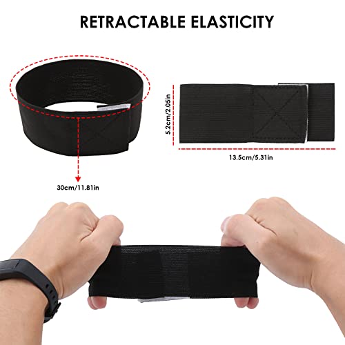 15pcs/lot Black Elastic Arm Band Armband Respect Funeral Mourning Sport Team Football - Thumbnail 2