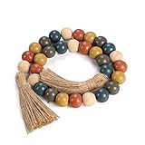 Guirnalda de cuentas de madera, estantería