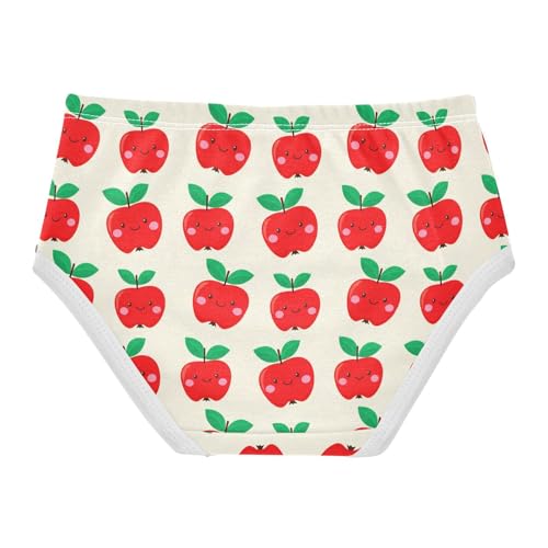Girls' Underwear Fruit Red Toddle Brief Panties 2-8 Years 203007172
