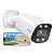 Hiseeu ?4K HD +121°Wide View? 4K 8MP PoE Camera, IP Camera, Human Vehicle Detection, 2 Way Audio, Free Remote Access, Color Night Vision, IP 67 Waterproof, SD Card Slot, Work 4K 8MP PoE NVR