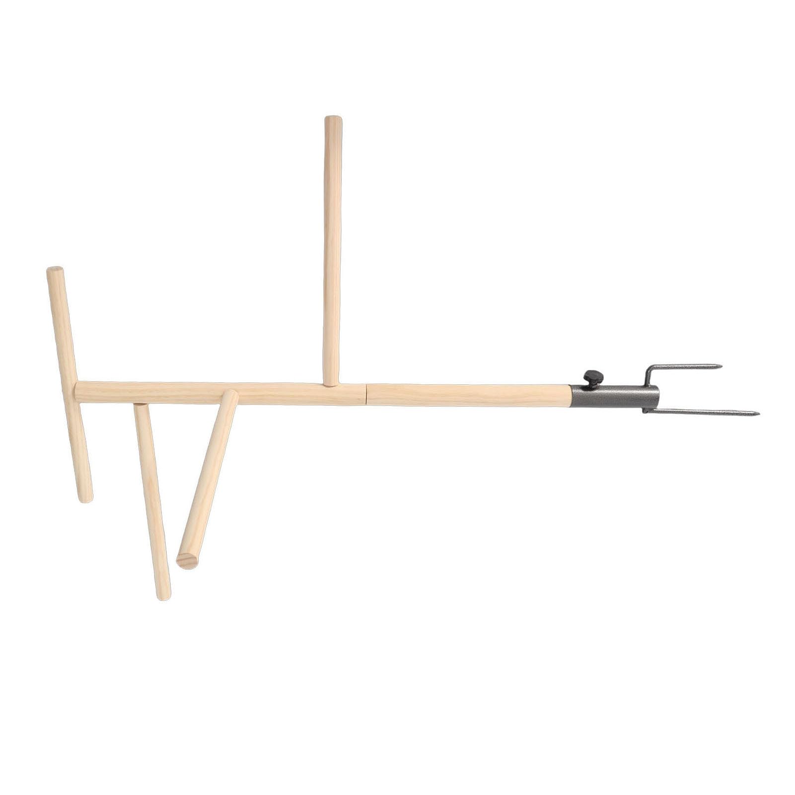 Generic Soporte de Madera para Gallinero, Juguete Duradero para Percha de Pollo para Múltiples Aves de Corral, Soporte de Madera de Pino con Tapón de Hierro para Pollos Saludables, Loros