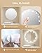 Hollywood Style Led Vanity Mirror Lights Kit - Vanity Lights Have 10 Dimmable Light Bulbs for Makeup Dressing Table and Power Supply Plug in Lighting Fixture Strip, White (No Mirror Included)