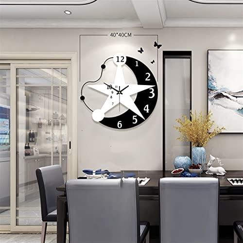 Horloge murale moderne minimaliste pour sublimer un salon vide - 2