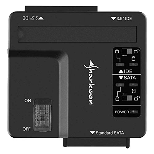 Preisvergleich Produktbild Sharkoon DriveLink Combo U3 V2 Dockingstation, schwarz