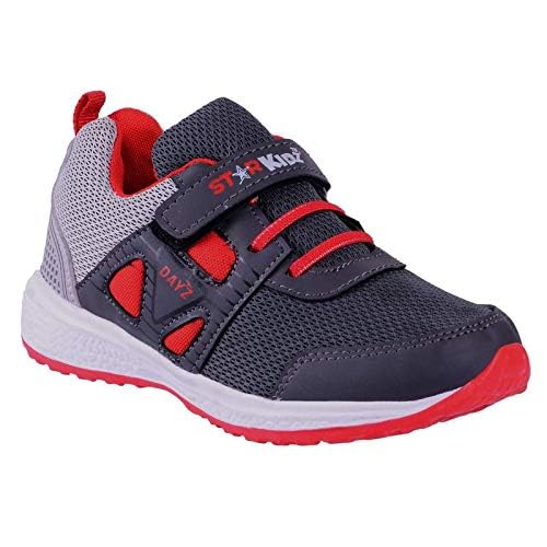 STAR KIDZ Boys Boys Sports Shoes | Running, Walking, All Day Casual Wear with Hook & Loop Design Sneaker 2 413XMotH4jL