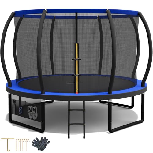 Devoko Trampolin Outdoor Ø 228/305/366/427 cm,GS-Zertifikat, Kindertrampolin Gartentrampolin mit Sicherheitsnetz, Rundes Riesentrampolin mit Leiter und Schuhbeutel Devoko Trampolin Outdoor Ø 228/305/366/427 cm,GS-Zertifikat, Kindertrampolin Gartentrampolin mit Sicherheitsnetz, Rundes Riesentrampolin mit Leiter und Schuhbeutel