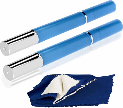 Rosenthal Collection – Diamond Dazzle Stik Jewelry Cleaner Pen - Instantly Restores Sparkle to Diamonds, Rings, and Fine Jewelry – Travel-Friendly and Easy-to-Use Brush (One Stik with One Cloth)