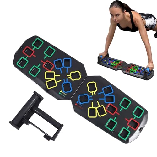 Generisch Planche push-up - Planche de défi push up - Appareil d'entraînement professionnel pliable antidérapant - Outil de renforcement musculaire - d'entraînement pour l'entraînement à la