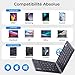 Bluestork - KB Mini Fold – Mini-Bluetooth-Tastatur AZERTY FR faltbar – wiederaufladbar USB-C – 40 Stunden Akkulaufzeit – Faltbare Tastatur für Tablet – leicht, leise & mobil – Windows/iOS/Android-