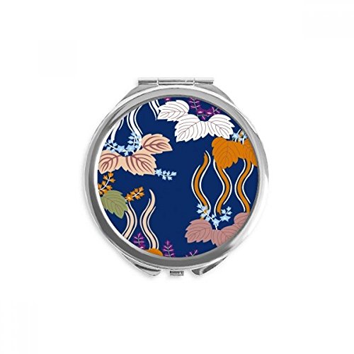 Miroir de poche peinture japonaise maquillage portable rond