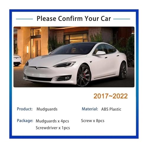 Revêtement puits de roue pour Model S 2017-2022 garde-boue noir - 4