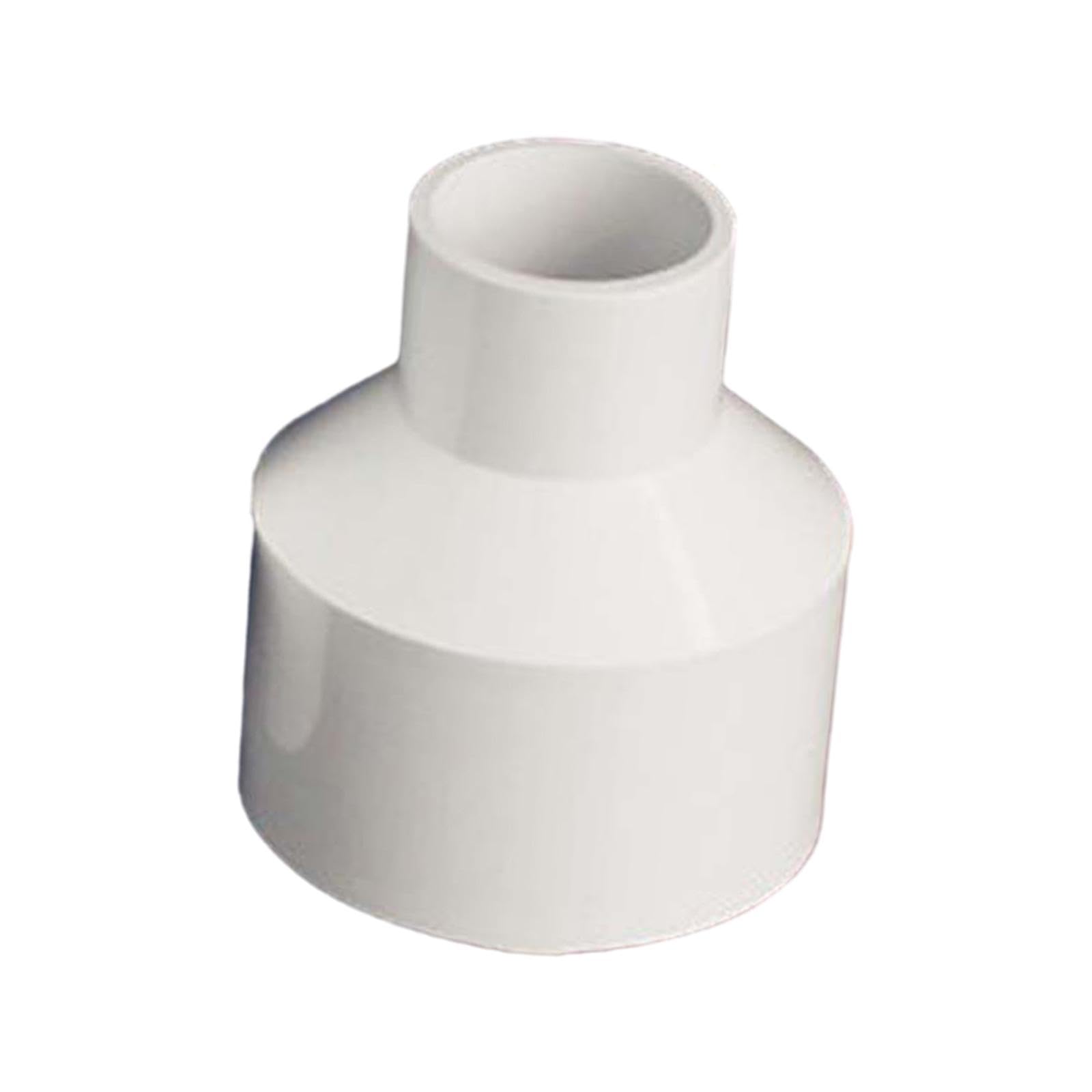 Dxehseuy White, 50Mm To 32Mm Woodworking Extractor Reducer Vacuum Hose Adapter Pvc Attachment Accessories 50Mm To 32Mm, White