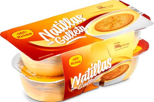 Reina Natillas con Galleta, 500g