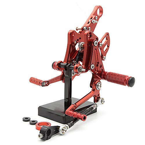 Rearsets moto CNC et repose-pieds arrière réglable fixé pour vos sorties en Diavel