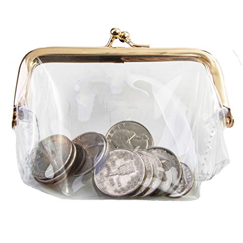 EasyComforts Clear Plastic Coin Purse