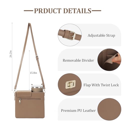 Image of Stanley Purse Cup Holder Bag Crossbody Water Bottle Purse for 40oz Tumbler