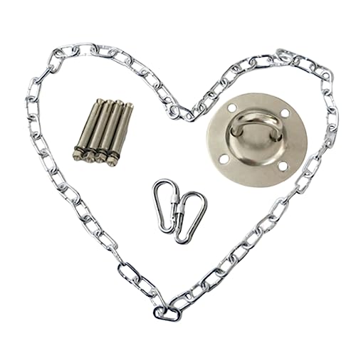 iplusmile Fauteuil Suspendu Chaîne De Balançoire Accessoires Boucle Métal pour Hamac Fournitures Fixation Maison Jardin Intérieur Extérieur