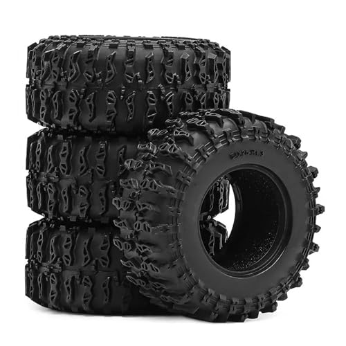 Pneus Chenille 1.3 Pouces Beadlock pour TRX4M SCX24 Roues RC Haute Traction 1/18